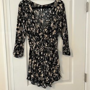 Free people patterned romper